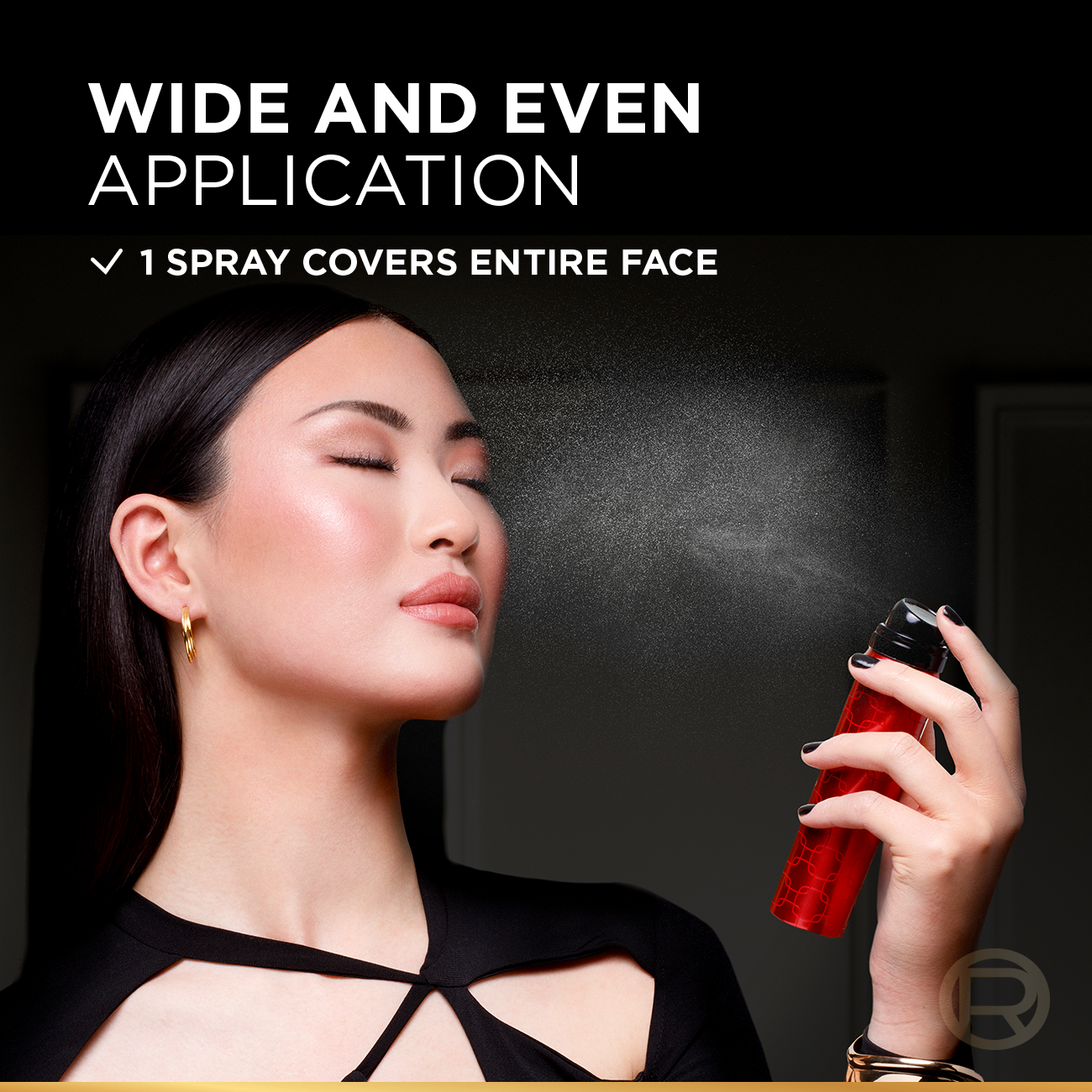 Infaillible 3-Second setting mist spray, 36h of long wear, no transfer, no marks, no stickiness