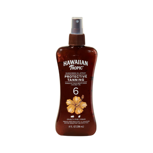 Hawaiian Tropic Protective Tanning Oil Pump Spray SPF 6 | Loolia Closet