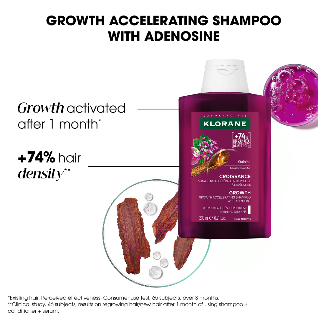 Klorane Quinine Growth Accelerator Shampoo 200ml