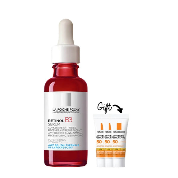 B3 Retinol Serum + 3x FREE Anthelios UV mune 3 ML