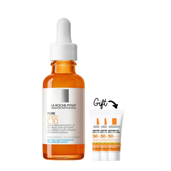 Pure Vitamin C Face Serum + 3x FREE Anthelios UV mune 3 ML