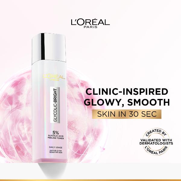 L'Oreal Paris - 5% Glycolic Acid Peeling Toner for Instant Glowing Skin