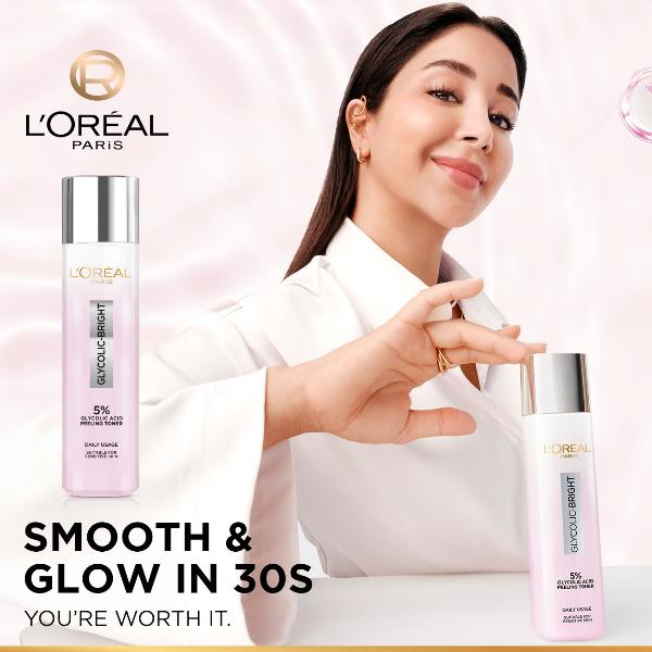 L'Oreal Paris - 5% Glycolic Acid Peeling Toner for Instant Glowing Skin
