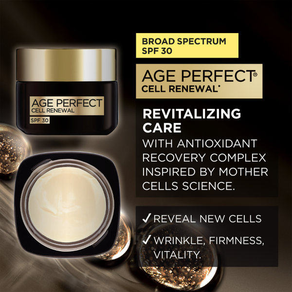 L'Oreal Paris - Age Perfect Cell Renewal Anti-Aging Day Cream SPF 30
