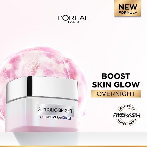 L'Oreal Paris - Glycolic Bright Glowing Night Cream