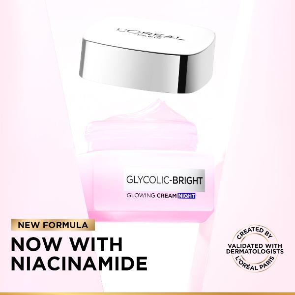 L'Oreal Paris - Glycolic Bright Glowing Night Cream