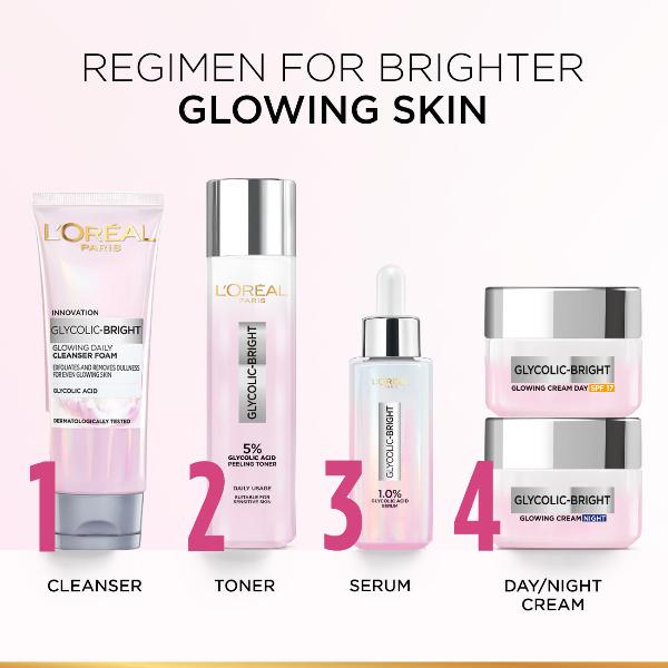 L'Oreal Paris - Glycolic Bright Glowing Night Cream