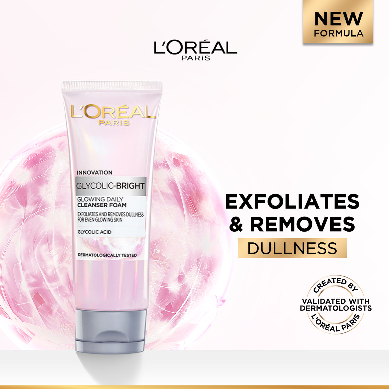 L'Oreal Paris - Glycolic Bright Instant Glowing Face Wash 100ml