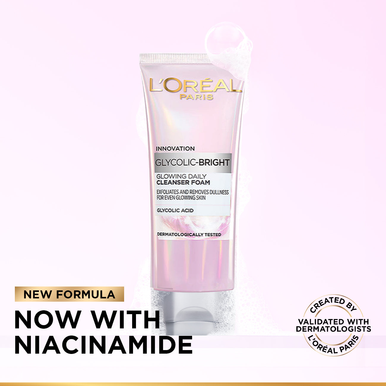 L'Oreal Paris - Glycolic Bright Instant Glowing Face Wash 100ml