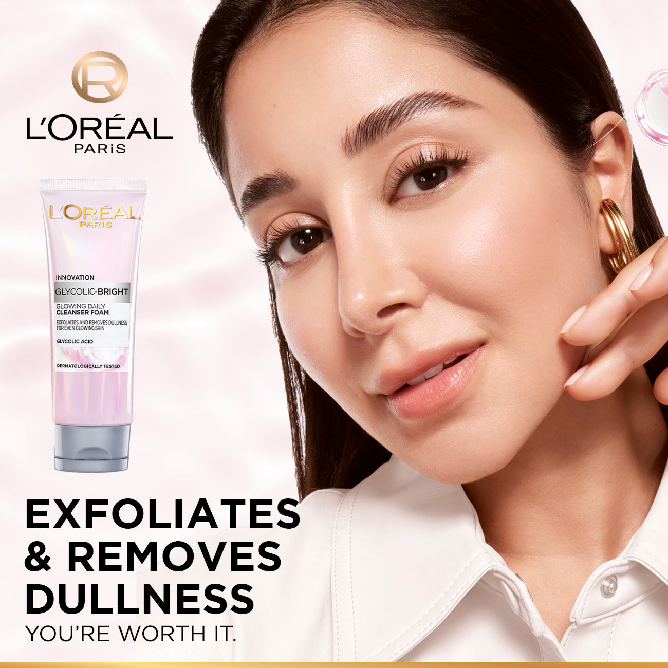 L'Oreal Paris - Glycolic Bright Instant Glowing Face Wash 100ml