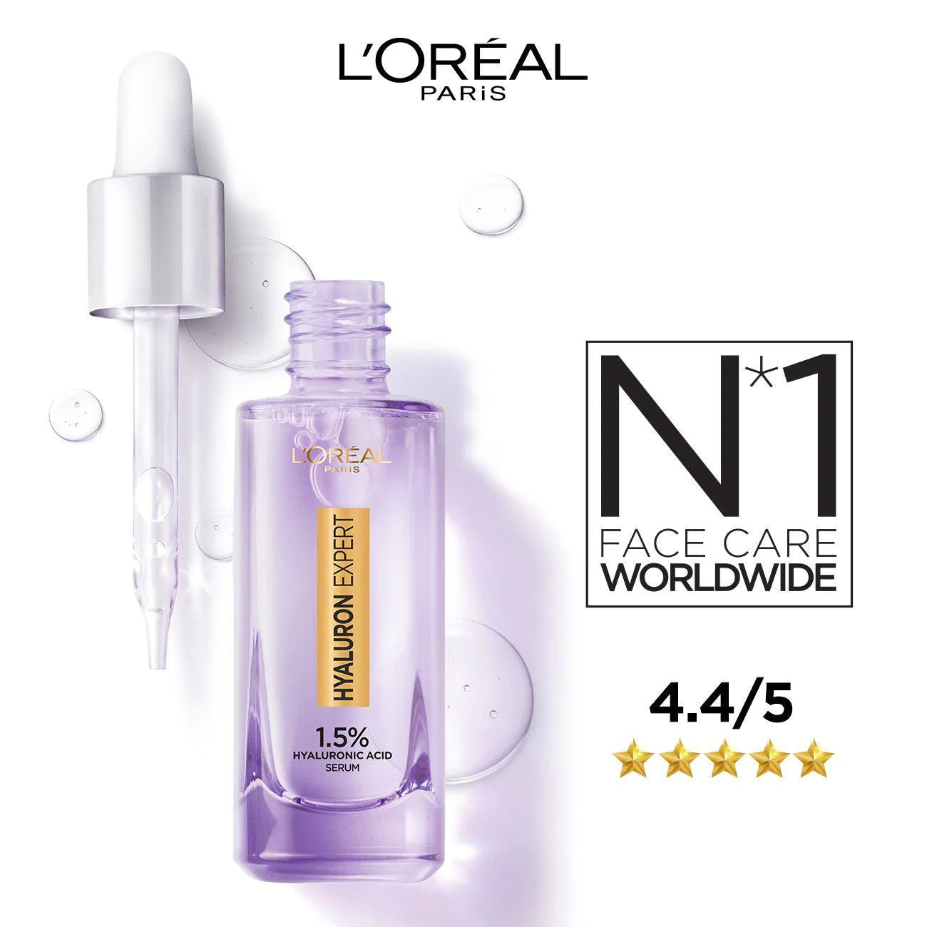 L'Oreal Paris - Hyaluron Expert Moisturiser and Anti-Aging Plumping Serum with Hyaluronic Acid