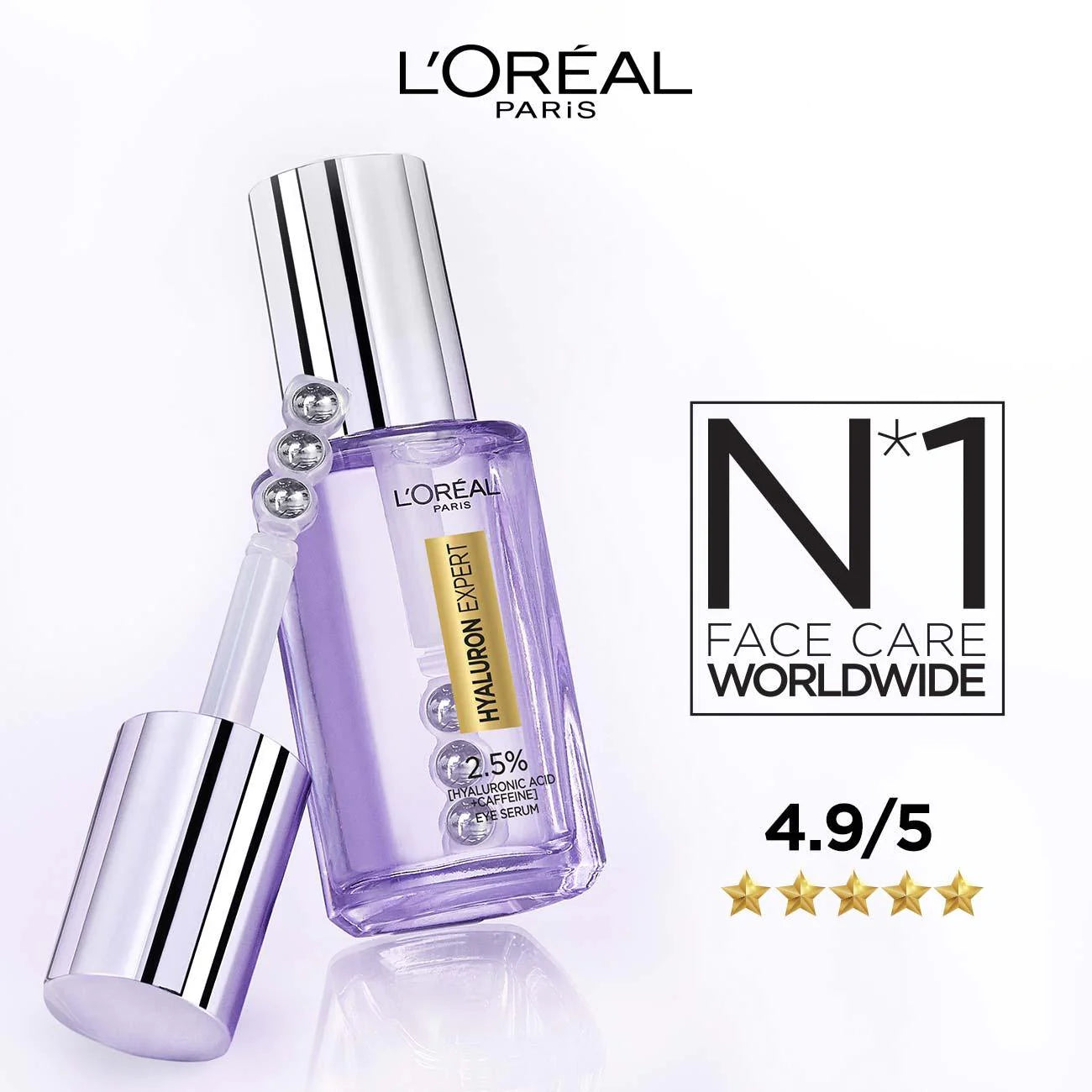 L'Oreal Paris - L’Oréal Paris Hyaluron Expert Eye Serum with 2.5% Hyaluronic Acid & Caffeine