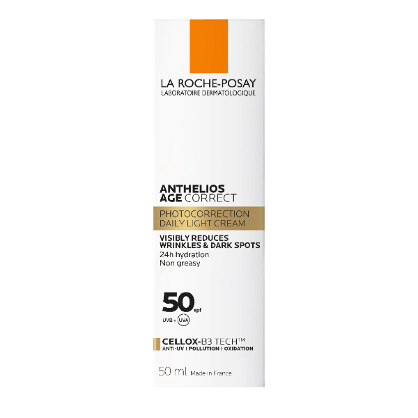 La Roche-Posay Anthelios Age Correct SPF50 Anti Ageing Invisible Sunscreen with Niacinamide
