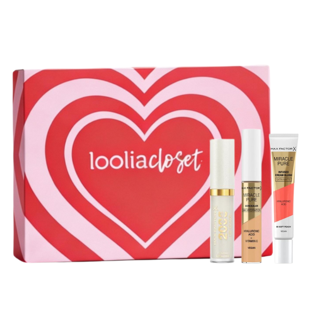 Max Factor Mother’s Day Gift Bundle with 2000 Calorie Lip Gloss, Miracle Pure Concealer, and Cream Blush