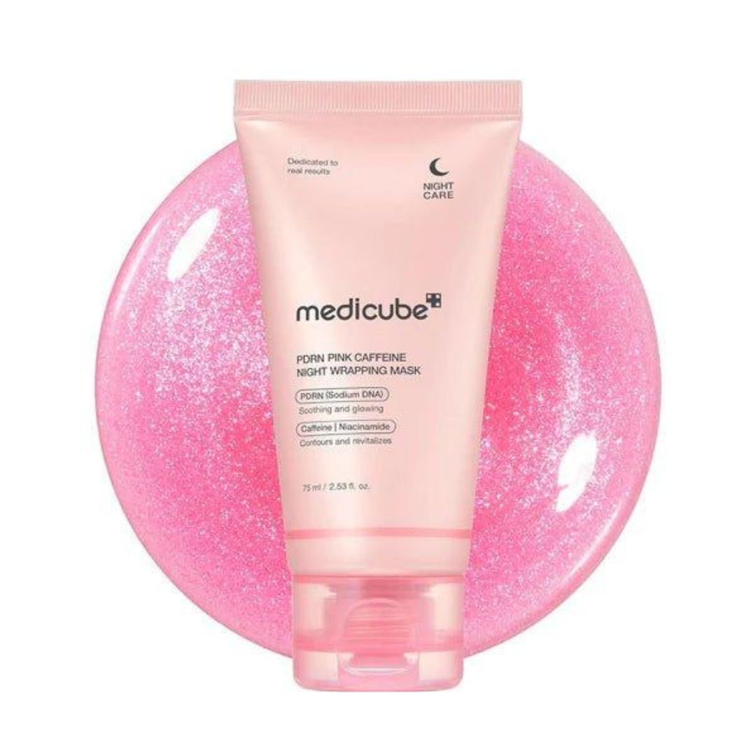 Medicube PDRN Pink Caffeine Overnight Wrapping Mask