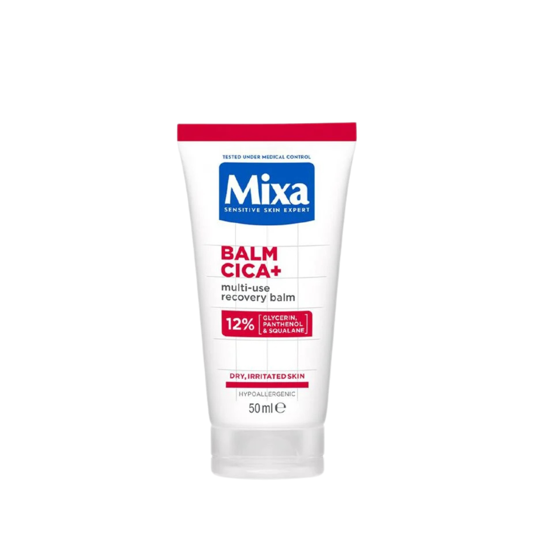 Mixa Cica+ Multi-Use Repair Cream Balm 50ml for dry, irritated and sensitive skin with Panthenol, Glycerin and Squalane