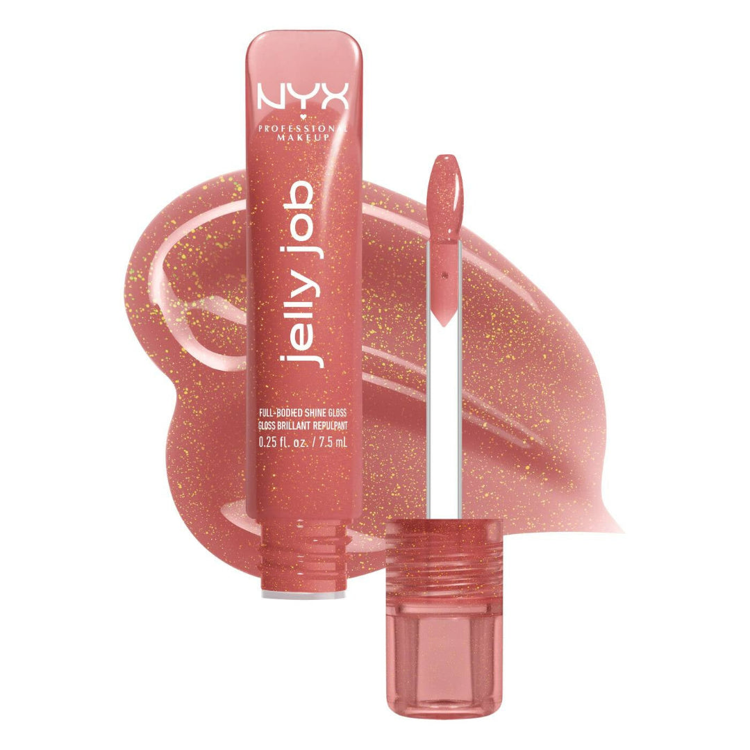 NYX Jelly Job Lip Gloss high-shine hydrating lip tint with cherry oil