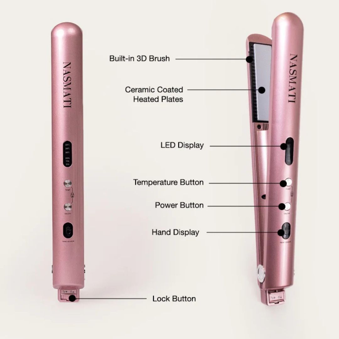  Nasmati Cordless Comb Hair Straightener 