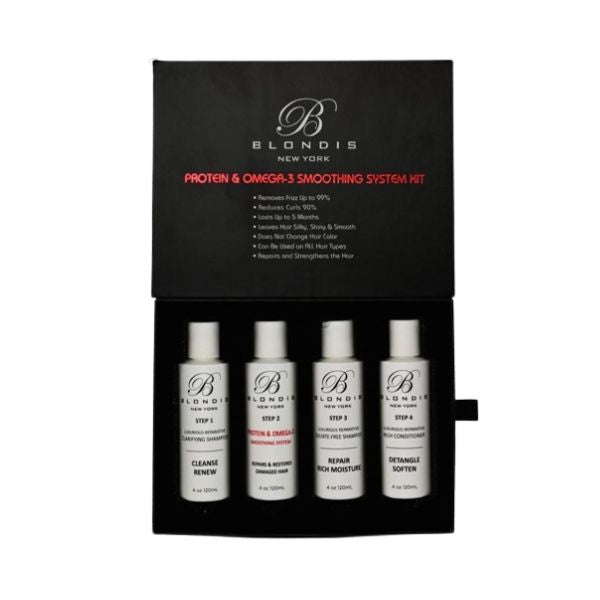 Blondis New York Protein & Omega 3 Smoothing System Kit | Loolia Closet