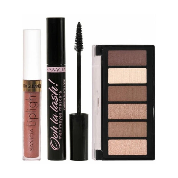 Samoa Cosmetics - Petite Kika + Oohlalash Mascara + Liplight At 10% OFF