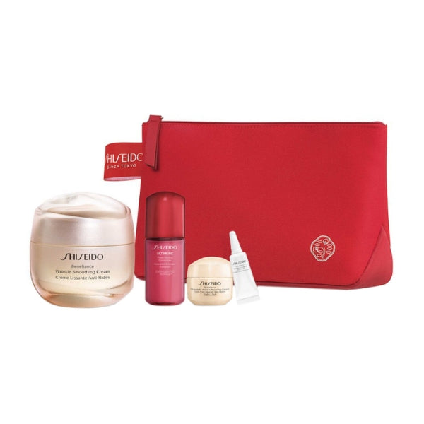 Shiseido Benefiance Wrinkle Smoothing Cream Pouch Set