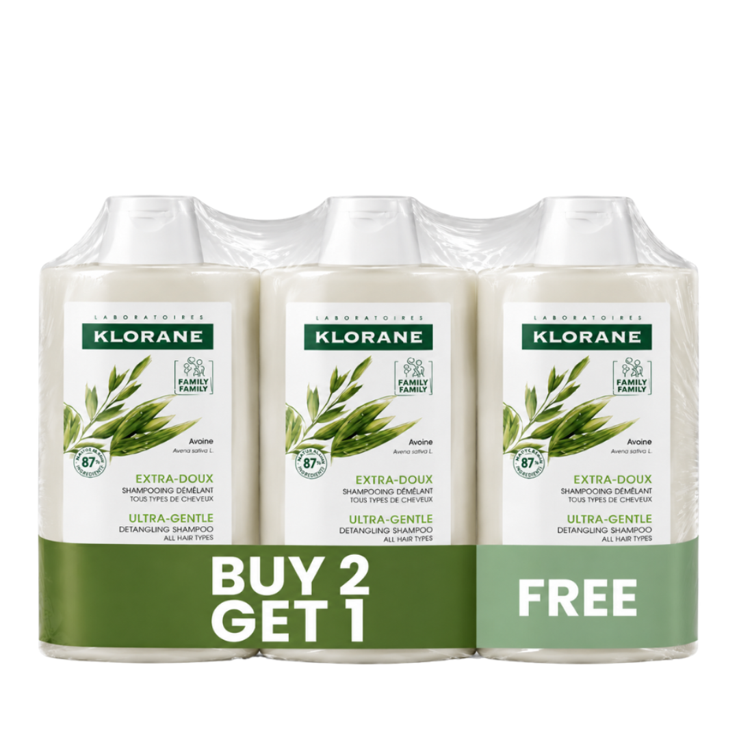 Buy Two Get One Klorane Oat Shampoo 400ml