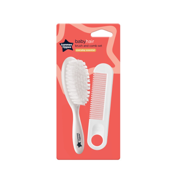 Everyday Essential Brush and Comb Set, for 0m+