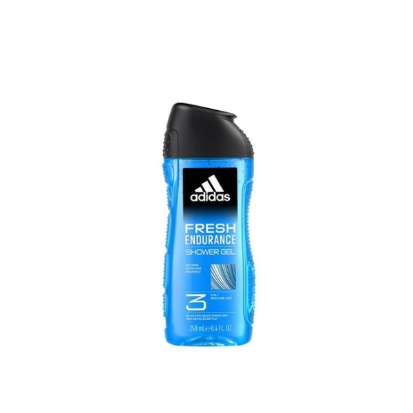 Adidas 3 in 1 Fresh Endurance Men Shower Gel- 250 ML