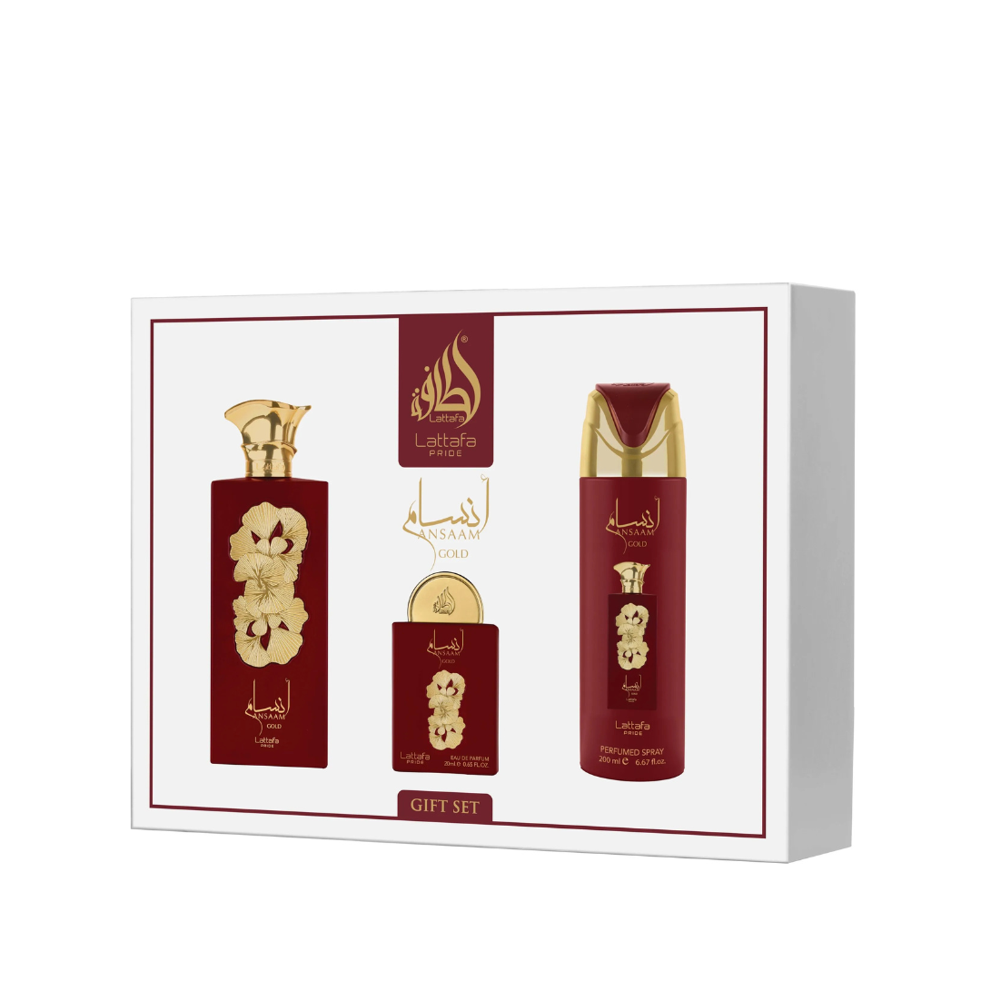 Giftset Ansaam Gold -3pc