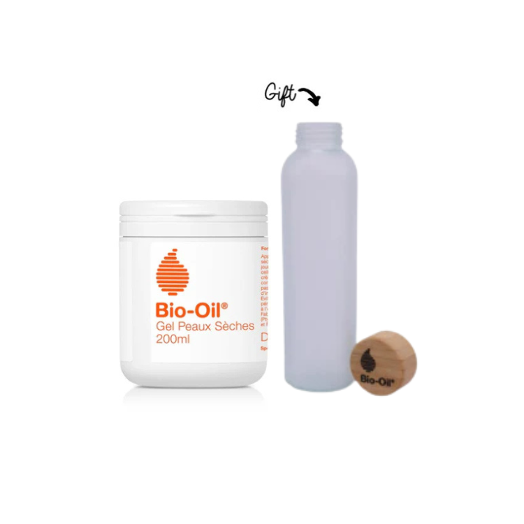 1x Bio-Oil Dry Skin Gel 200 ML + FREE Gift from Bio-Oil: Water Bottle