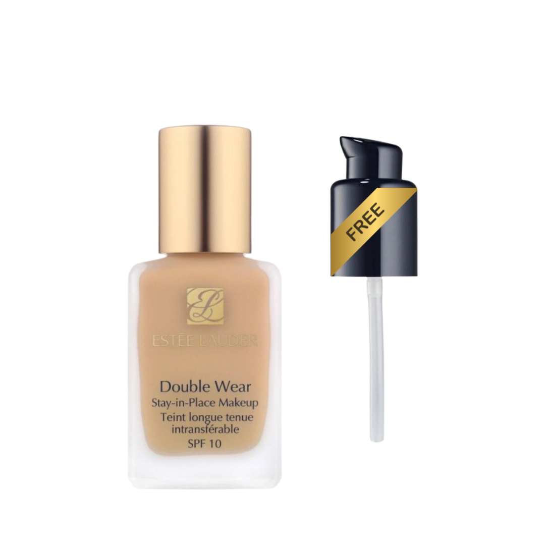 Double Wear Stay-in-Place Longwear Matte Foundation + Foundation Pump At 20% OFF