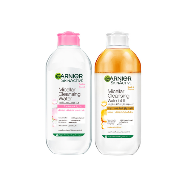 Micellar Water Facial Cleanser  + Micellar Water Oil-Infused Facial Cleanser At 15% OFF