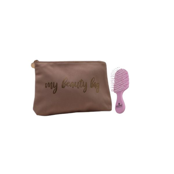 Loolia Closet Gift From Loolia Closet: My Beauty Bag Pouch With A Mini Detangler Brush | Loolia Closet
