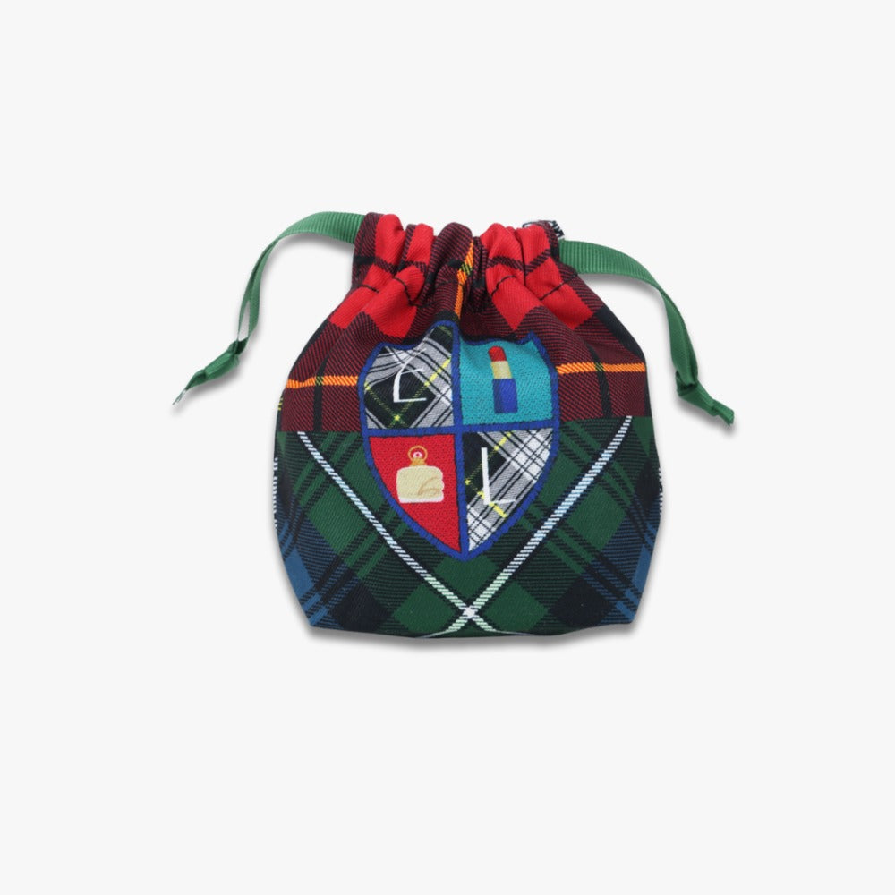 Gift From Estee Lauder : Red and Green Pouch