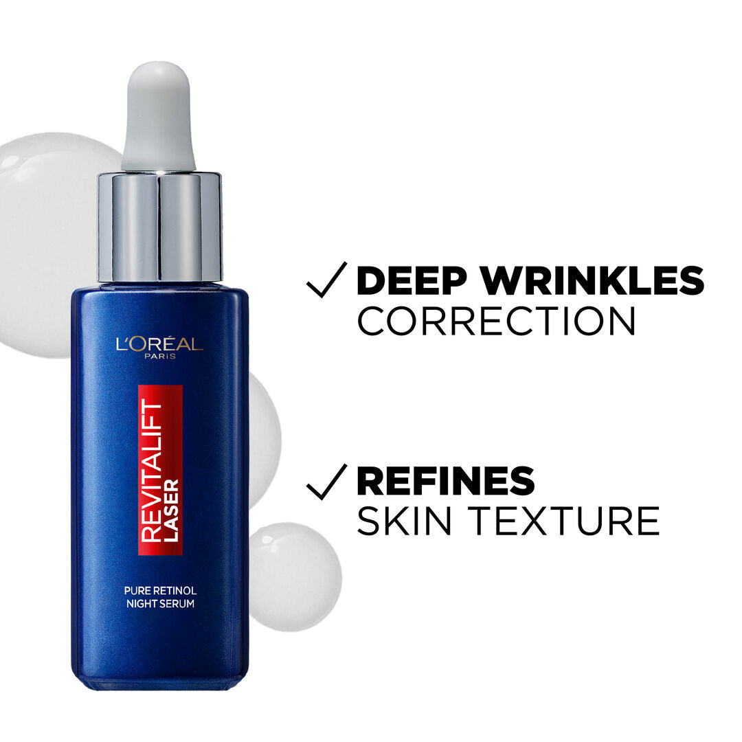 L’Oréal Revitalift retinol night serum 0.2 percent 30ml for deep wrinkles and anti aging