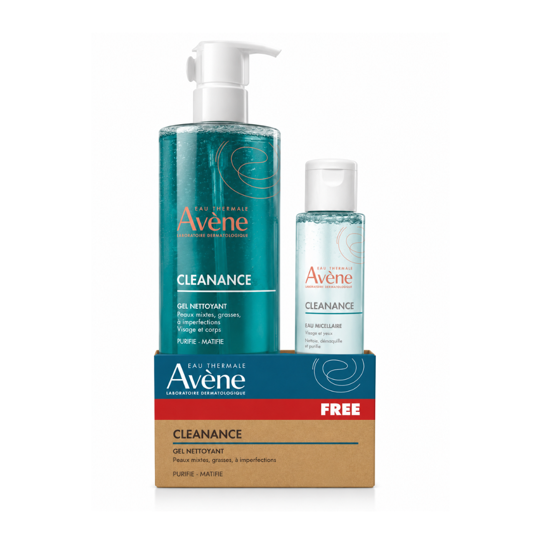 Cleanance Cleansing Gel 400ml + FREE Cleanance micellar water 100ml At 25% OFF