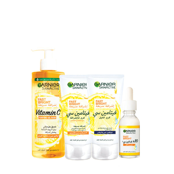 Fast Bright Vitamin C Face Wash + Day & Night Creams + Serum At 20% OFF