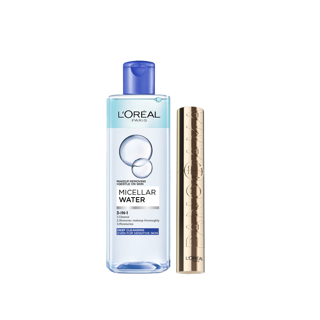 3-in-1 Deep Cleansing Micellar Water + Panorama mascara At 20% OFF