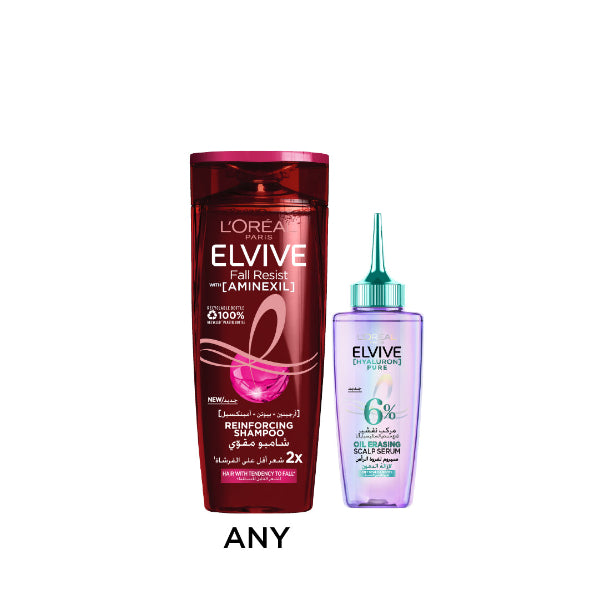Elvive Hyaluron Pure Serum + Any Elvive Shampoo 400 ML At 15% OFF