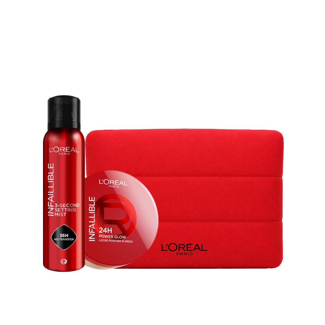 Infaillible Setting Mist Spray + Loose Powder + FREE Pouch
