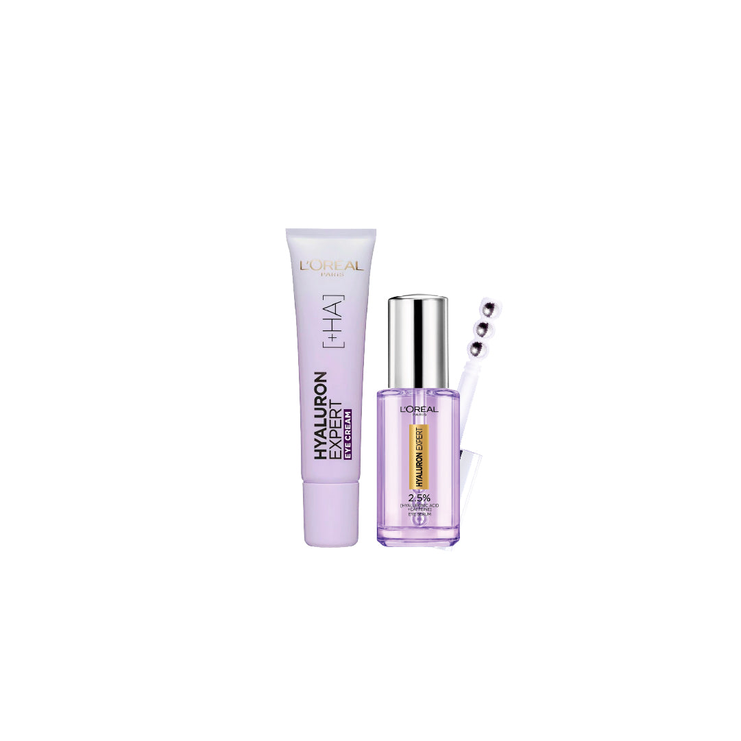 Hyaluron Expert Eye Serum 20ML + Hyaluron Expert Moisturiser and Anti-Aging Eye Cream At 20% OFF
