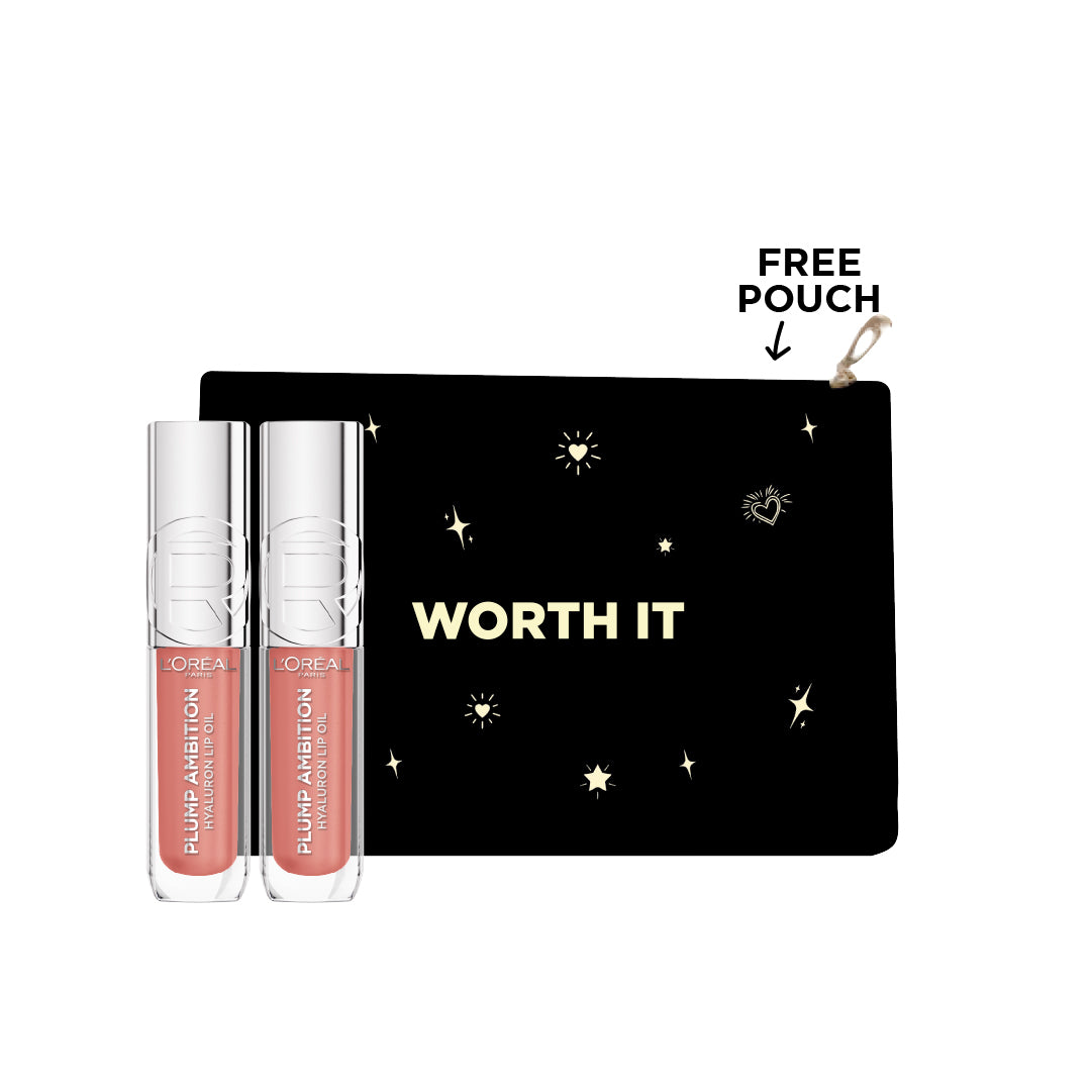 2x Plump Ambition + FREE Worth It Pouch At 20% OFF (modify the old one add gift)