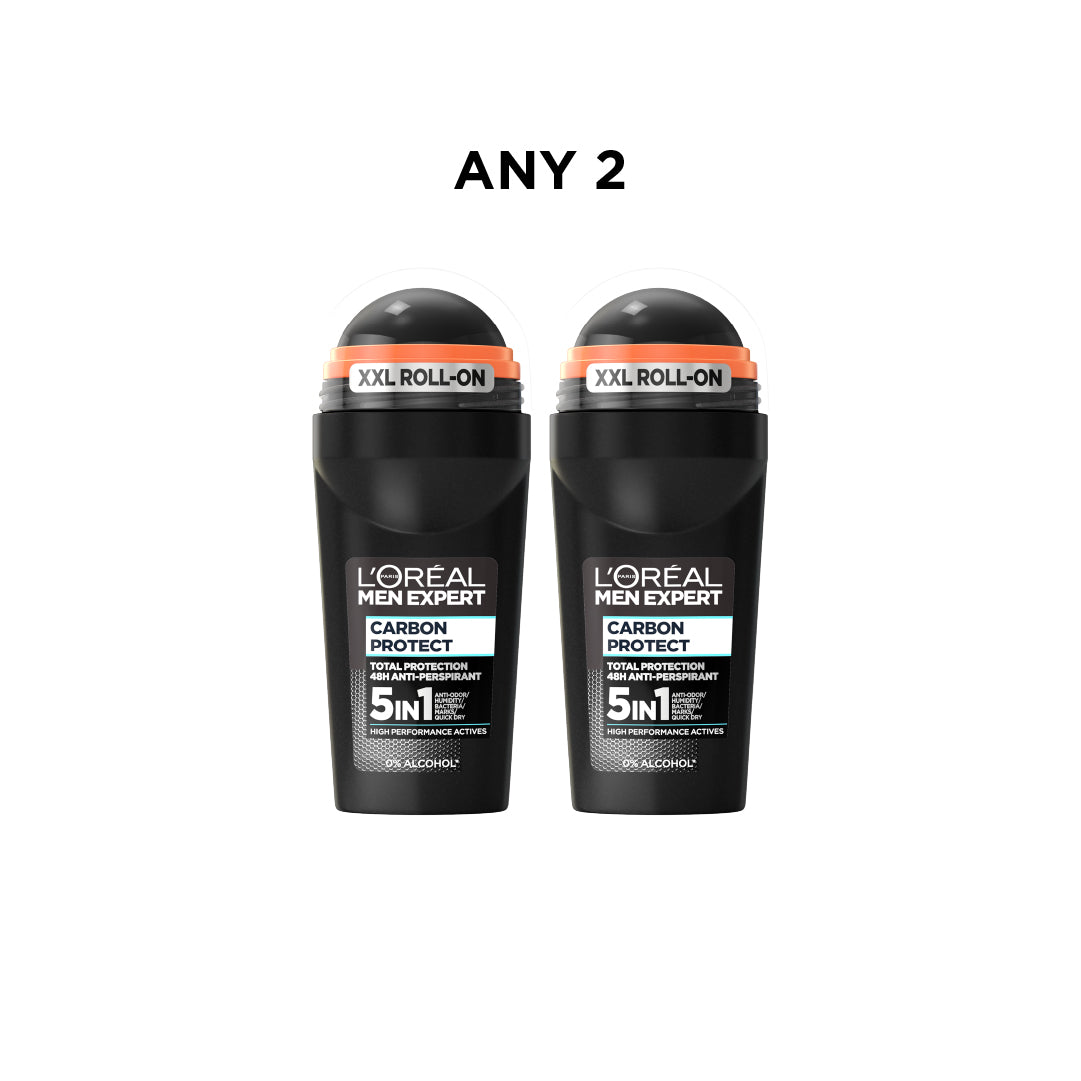 2x Men Expert Deodorant Roll-On At 20% OFF