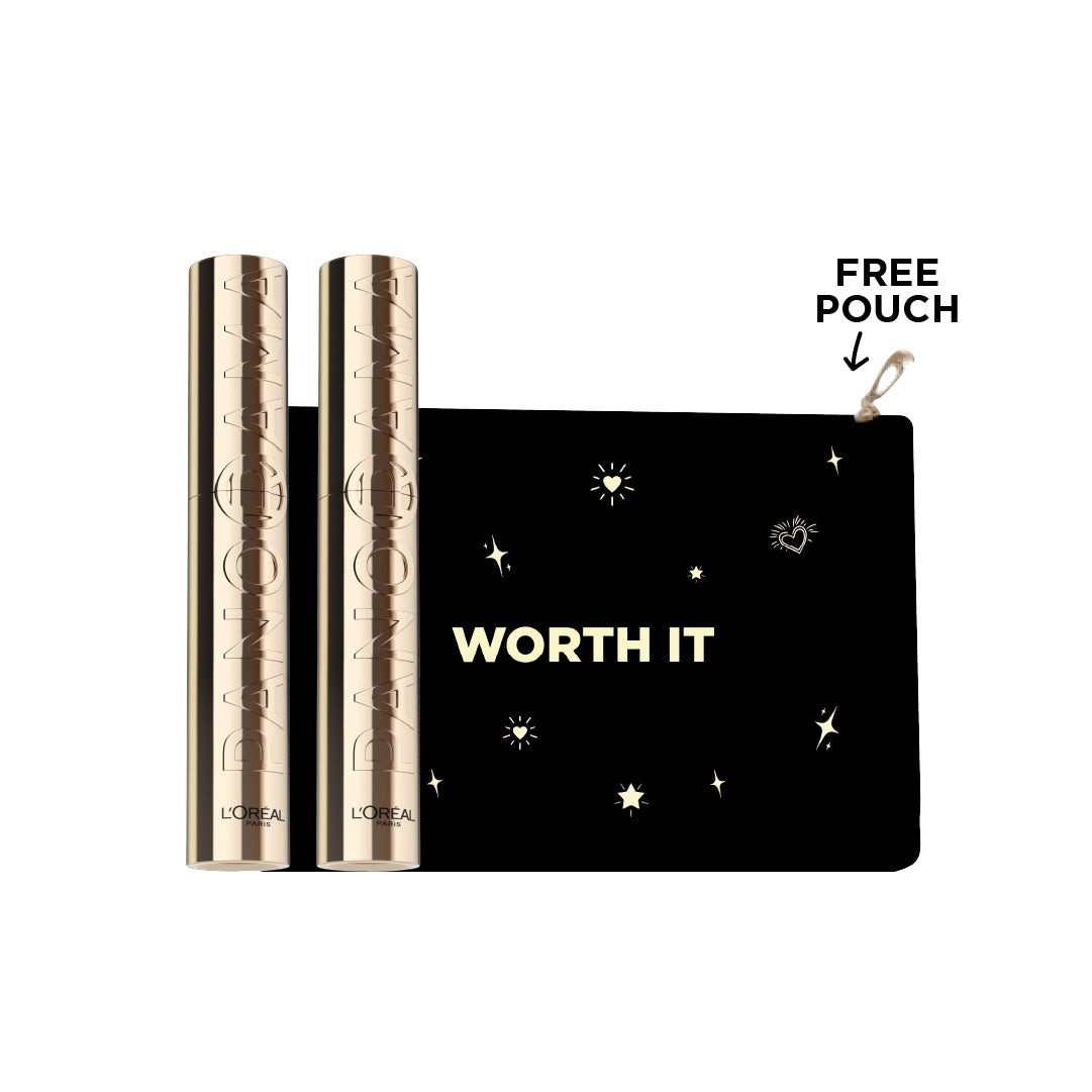 2x Panorama Mascara + FREE Worth It Black  Pouch At 20% OFF