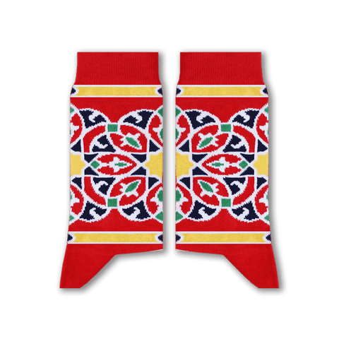 Khayamiya Socks (Red)